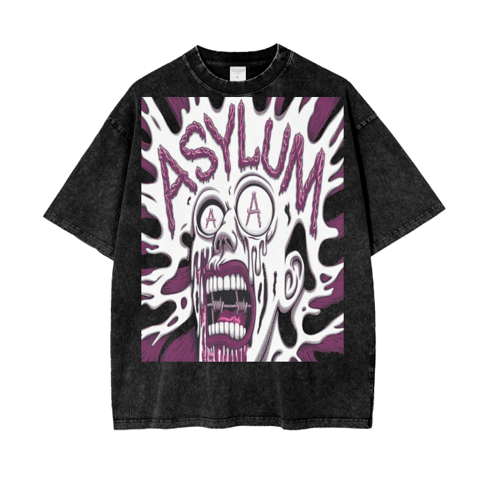 Aonaran Asylum Oversize Snow Washed T-Shirt
