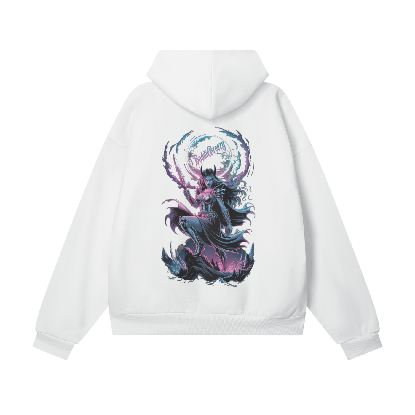 BaddieBreezy Oversize Heavyweight Hidden Pocket Fleece Hoodie