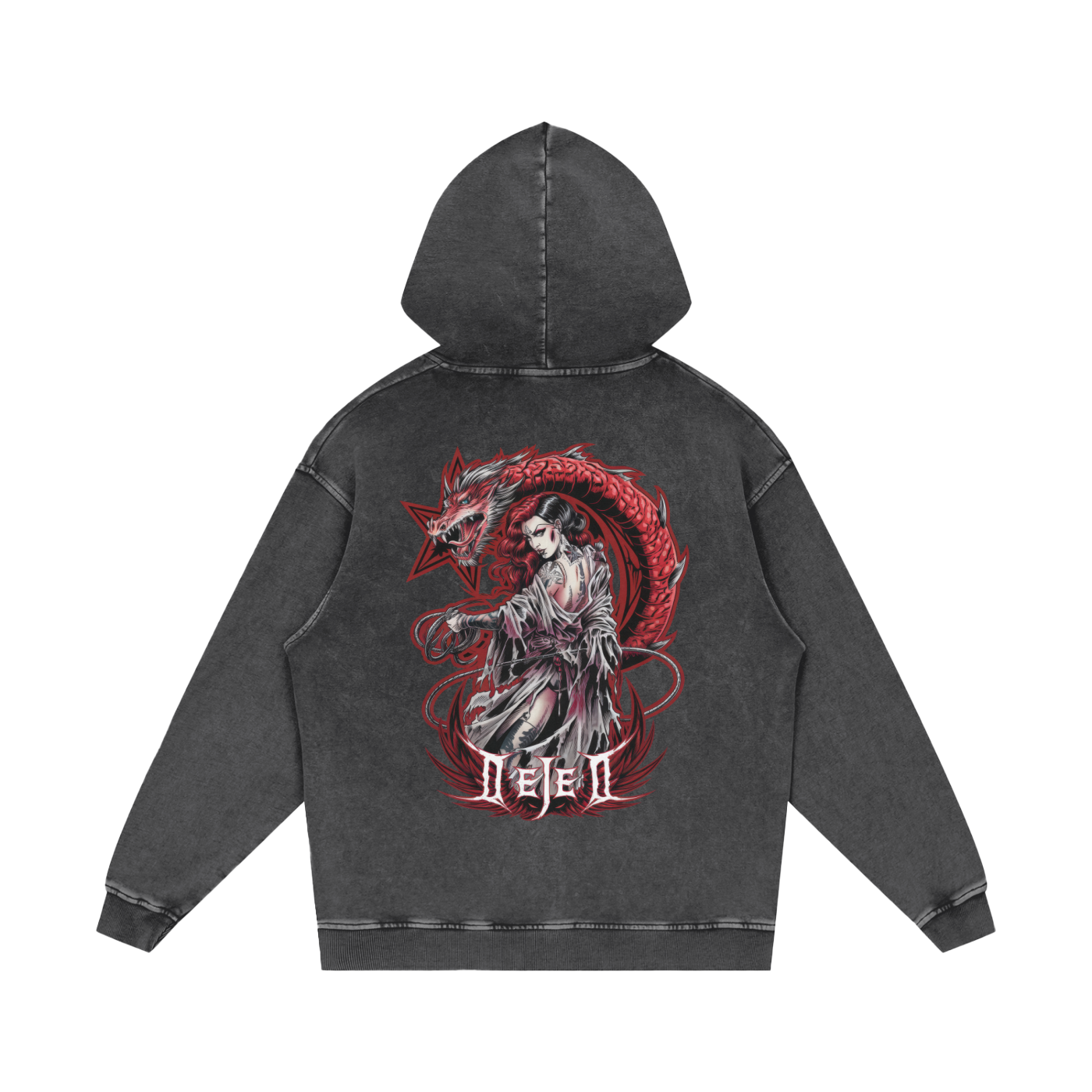 Dejen Season 2 Acid Wash Oversize Hoodie