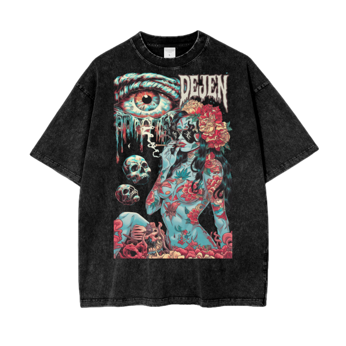 DeJen by DeJenQueen Oversize Snow Washed T-Shirt