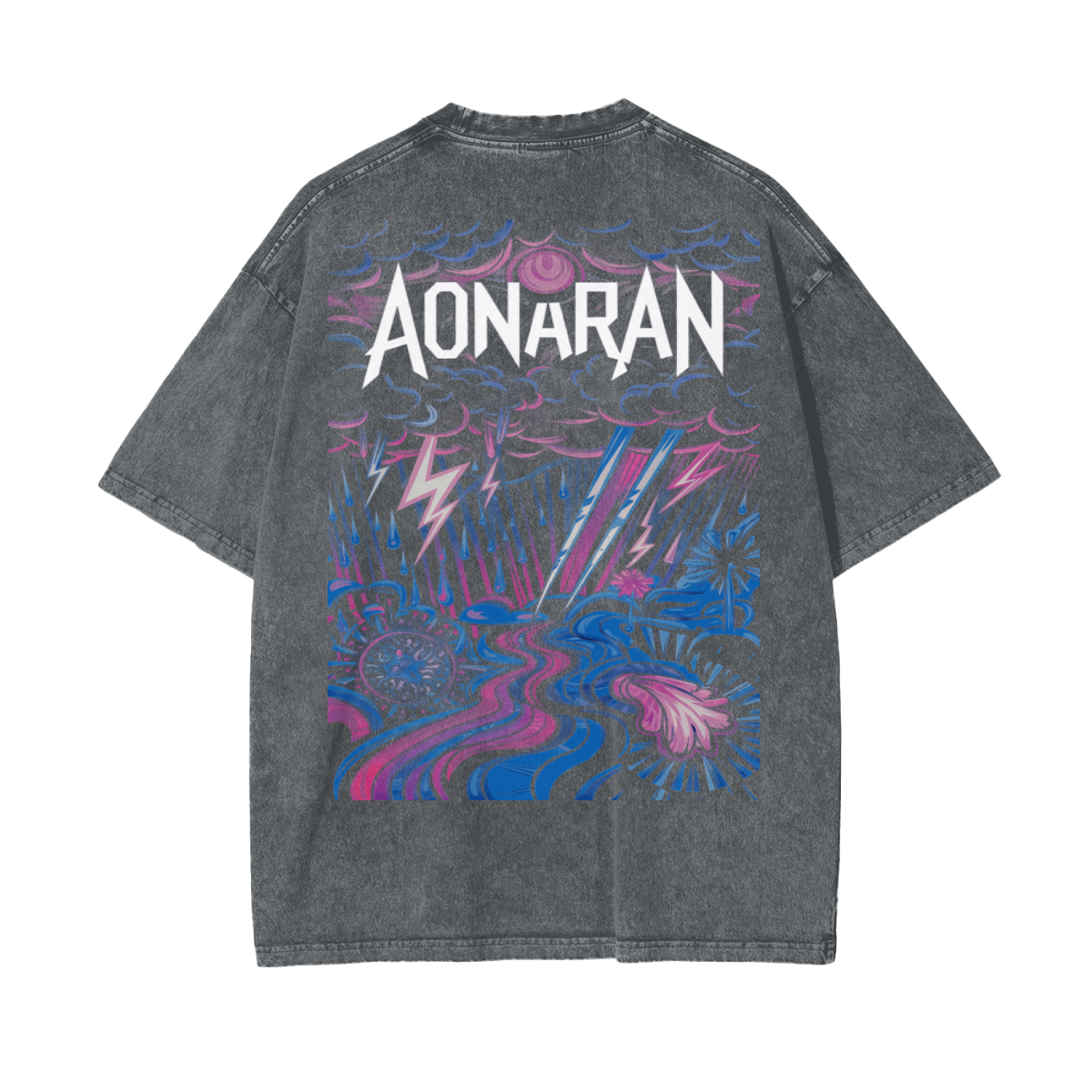 Aonaran Reversed Oversize Snow Washed T-Shirt
