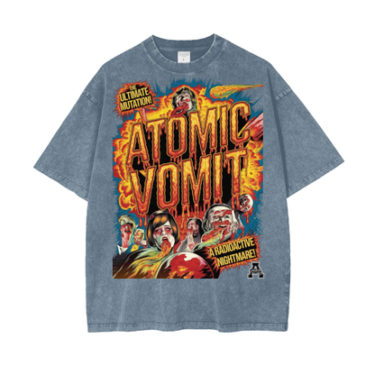 Aonaran Graphic Acid Wash Oversize T-Shirt