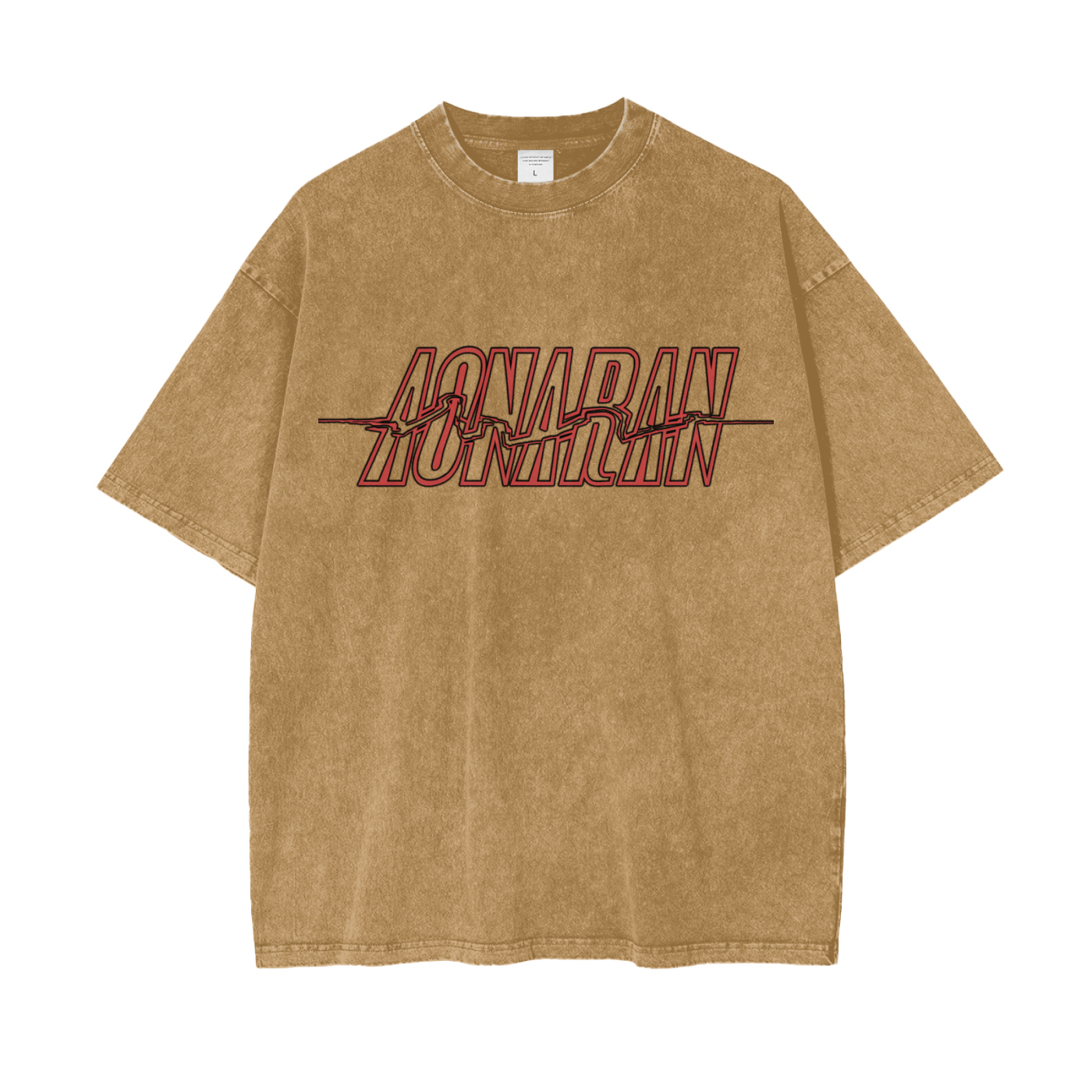 Aonaran Graphic Acid Wash Oversize T-Shirt
