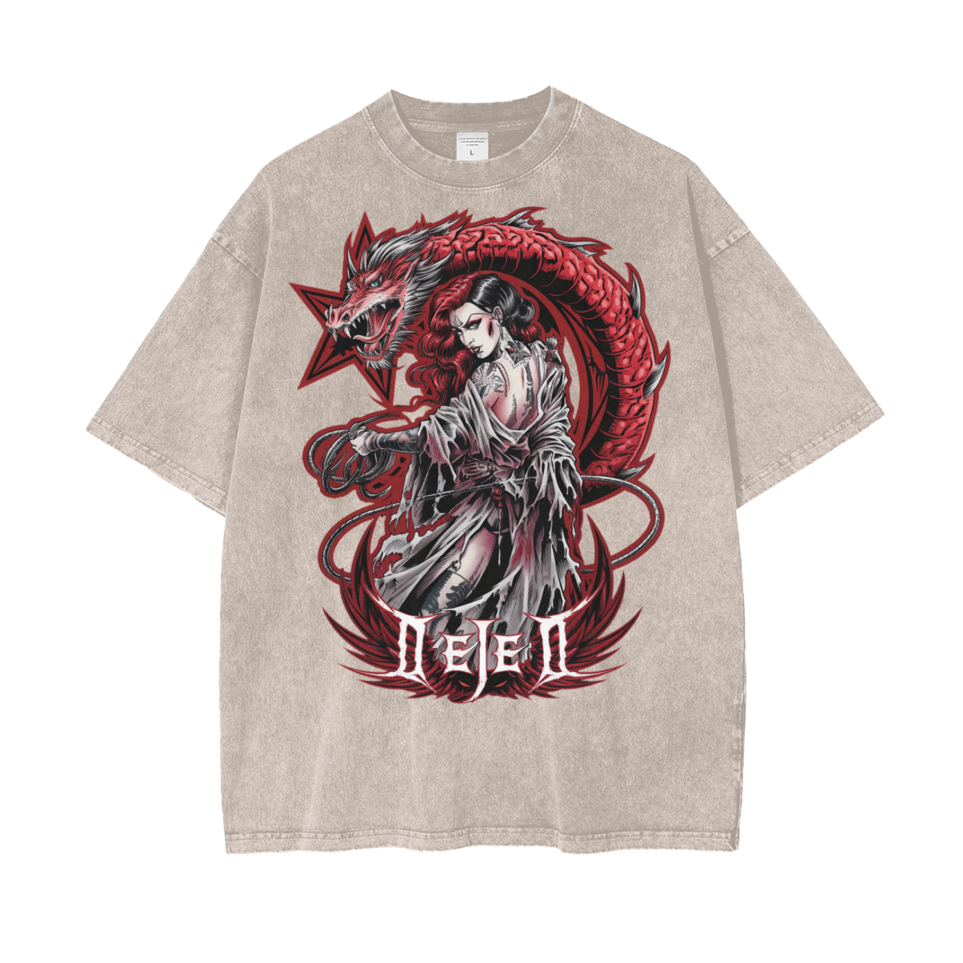 Dejen Season 2 Oversize Snow Washed T-Shirt