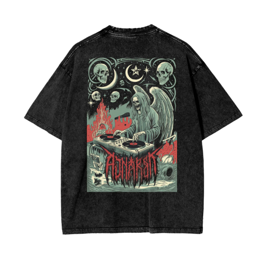 Aonaran Reversed Oversize Snow Washed T-Shirt