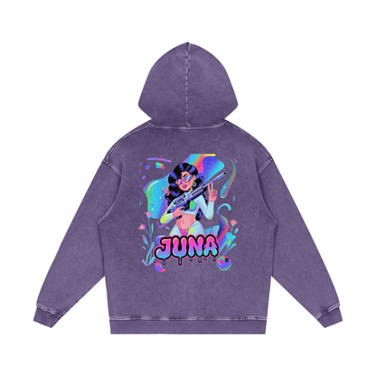 Juna Acid Wash Oversize Hoodie