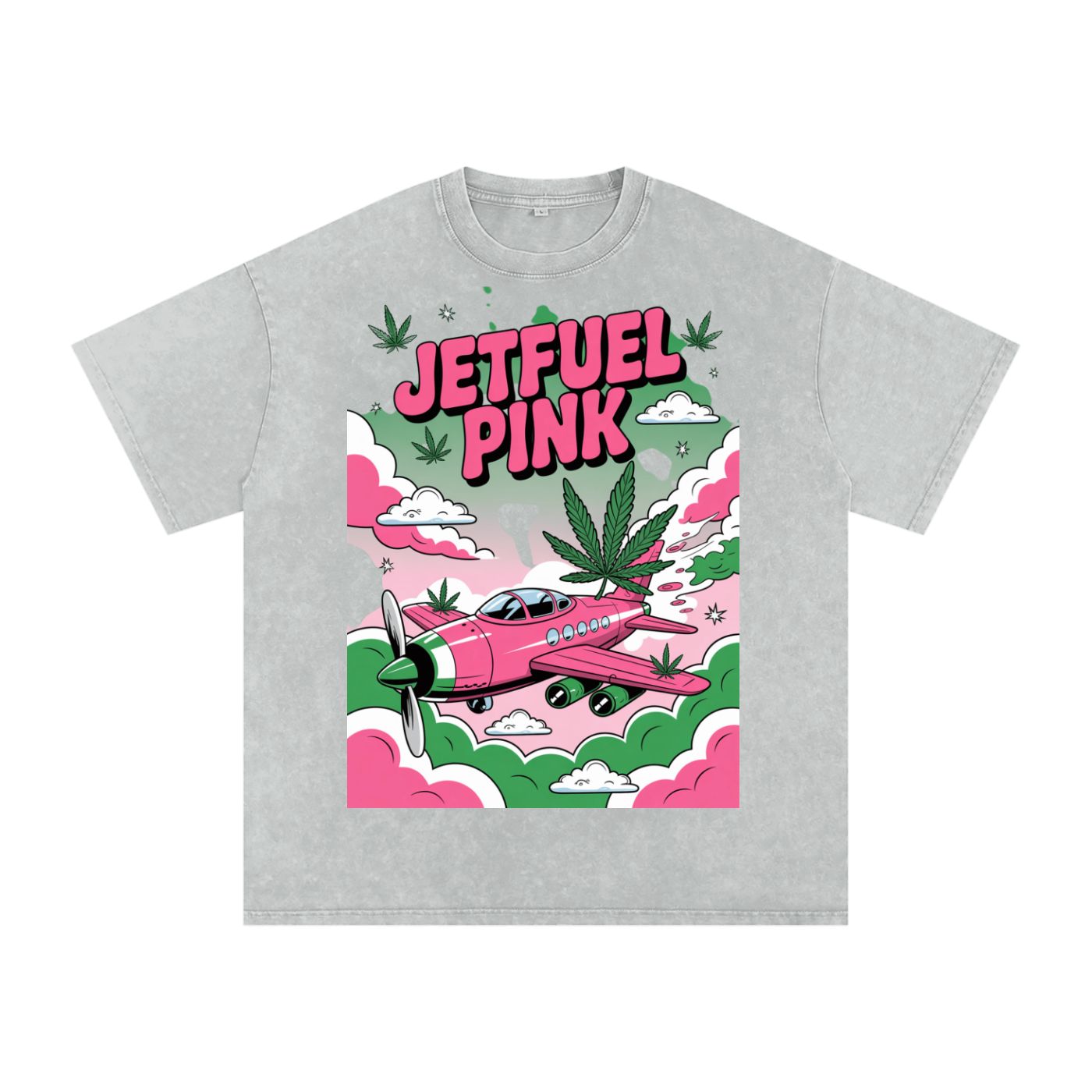 Aonaran 420 Acid Wash Oversize T-Shirt