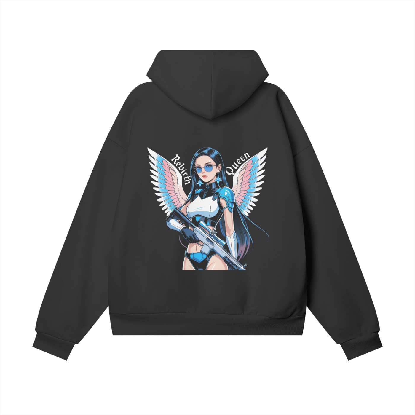 Livy J Oversize Heavyweight Hidden Pocket Fleece Hoodie