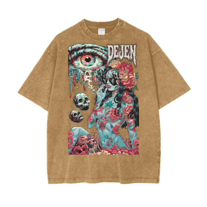 DeJen by DeJenQueen Oversize Snow Washed T-Shirt