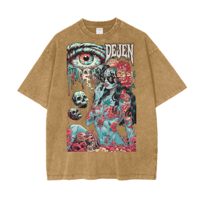 DeJen by DeJenQueen Oversize Snow Washed T-Shirt