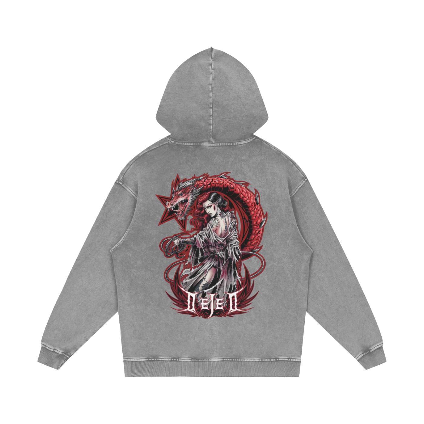 Dejen Season 2 Acid Wash Oversize Hoodie