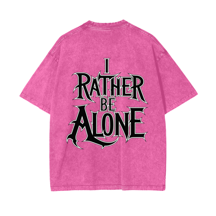 Aonaran Graphic Acid Wash Oversize T-Shirt