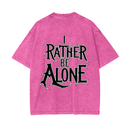 Aonaran Graphic Acid Wash Oversize T-Shirt