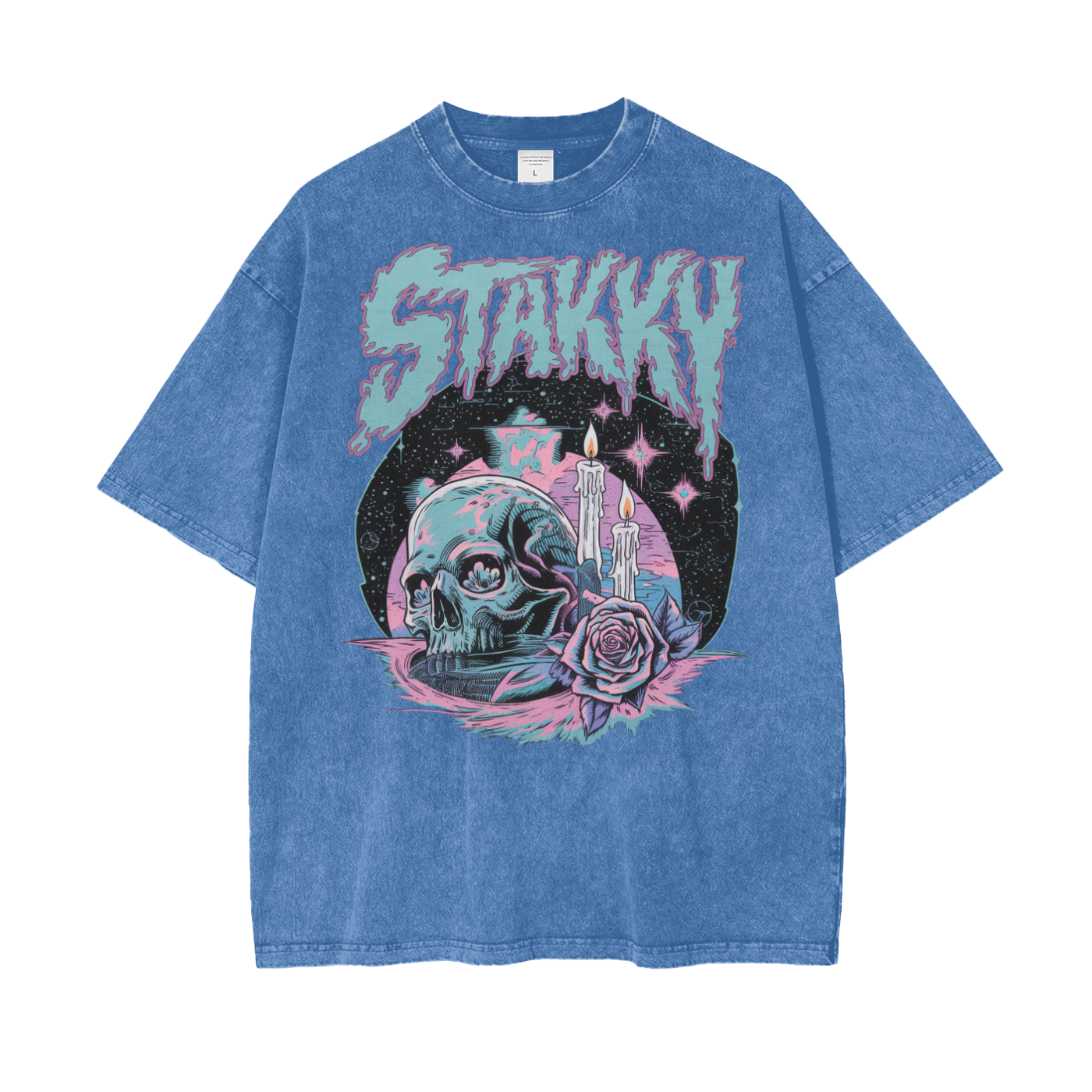 Stakky Oversize Snow Washed T-Shirt