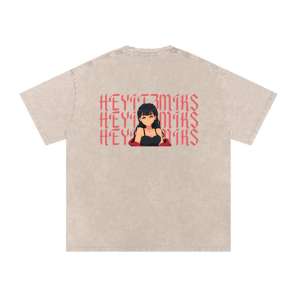 HeyItzMiks Acid Wash Oversize T-Shirt
