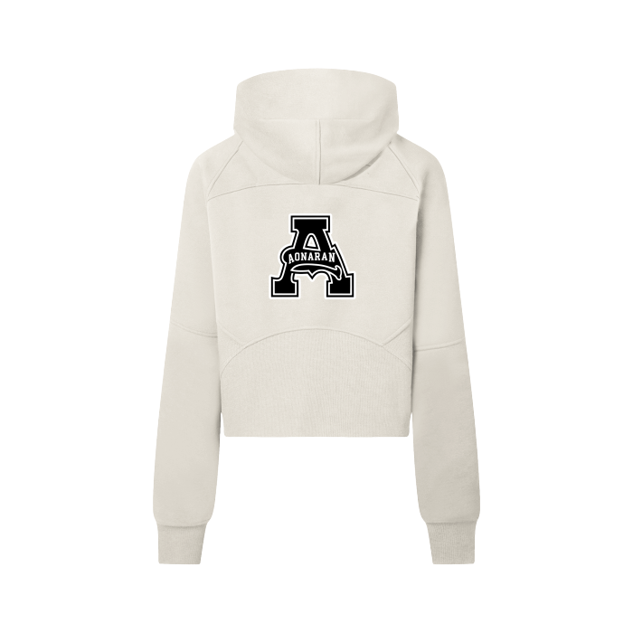 Aonaran Womens Cropped Half-Zip Hoodie