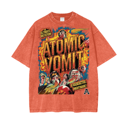 Aonaran Graphic Acid Wash Oversize T-Shirt