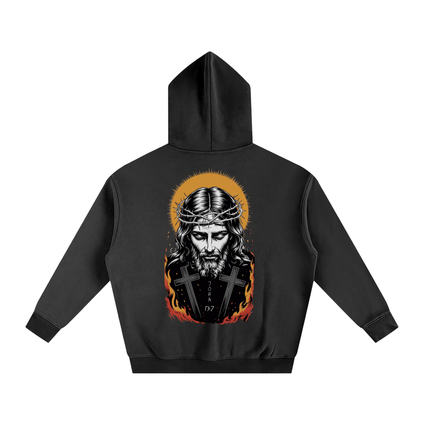 Jesus is King Oversize Fleeced Hoodie