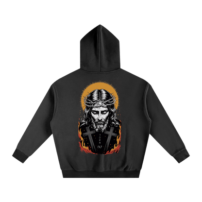 Jesus is King Oversize Fleeced Hoodie