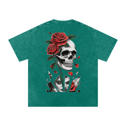 GhostGirlXoxx Acid Wash Oversize T-Shirt