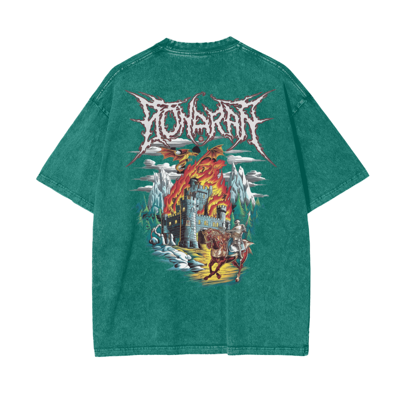 Aonaran Reversed Oversize Snow Washed T-Shirt