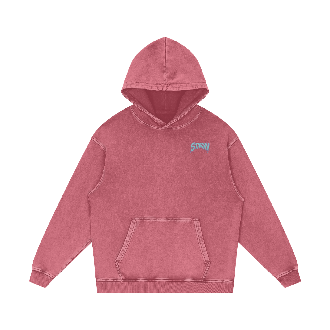 Stakky Acid Wash Oversize Hoodie