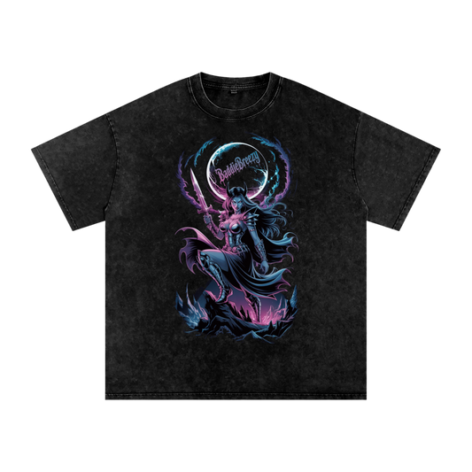 BaddieBreezy Acid Wash Oversize T-Shirt