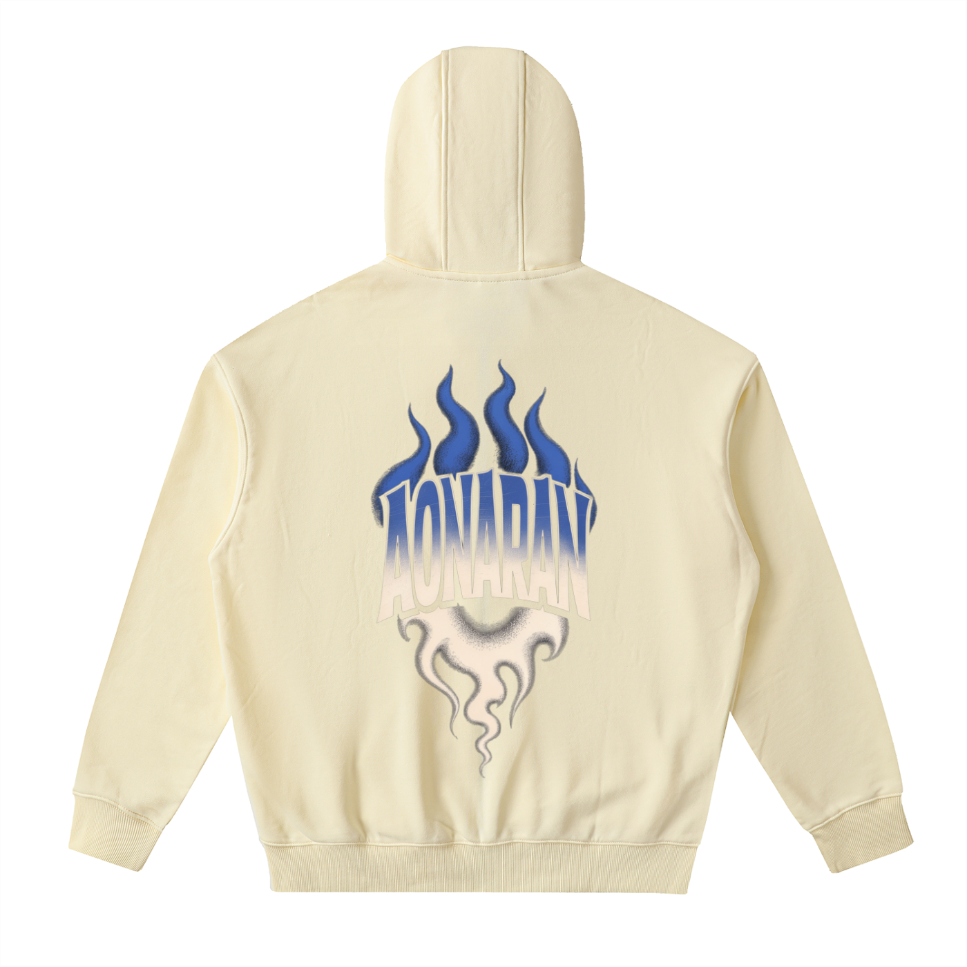 Aonaran Varsity Drop-Shoulder Zip Up Hoodie