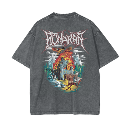 Aonaran Reversed Oversize Snow Washed T-Shirt