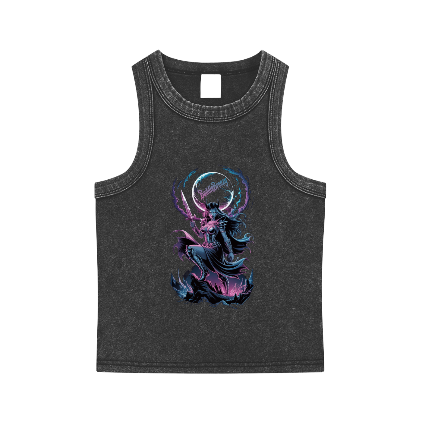 BaddieBreezy Snow Washed Tank Top