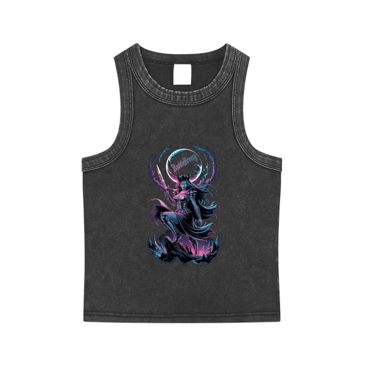 BaddieBreezy Snow Washed Tank Top
