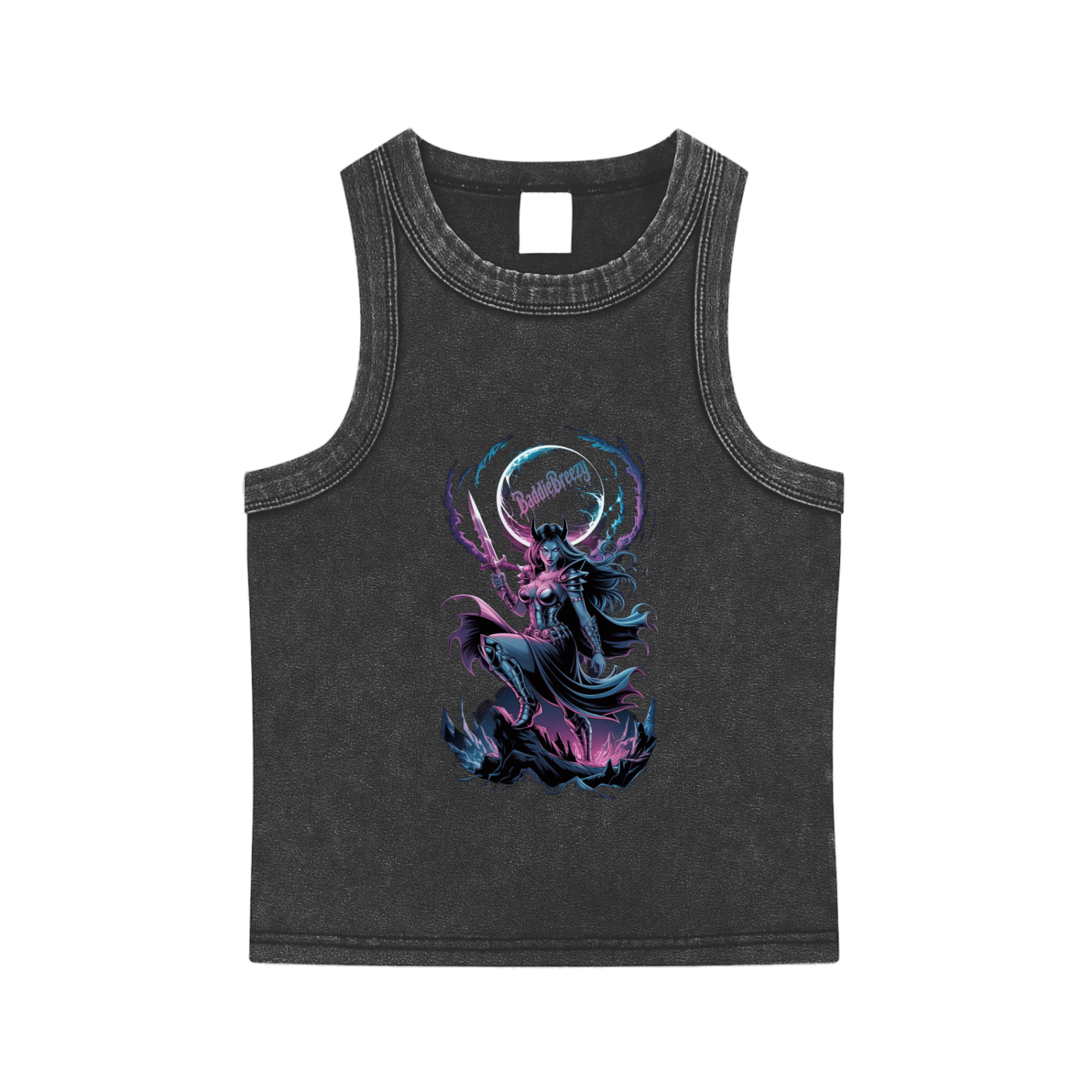 BaddieBreezy Snow Washed Tank Top