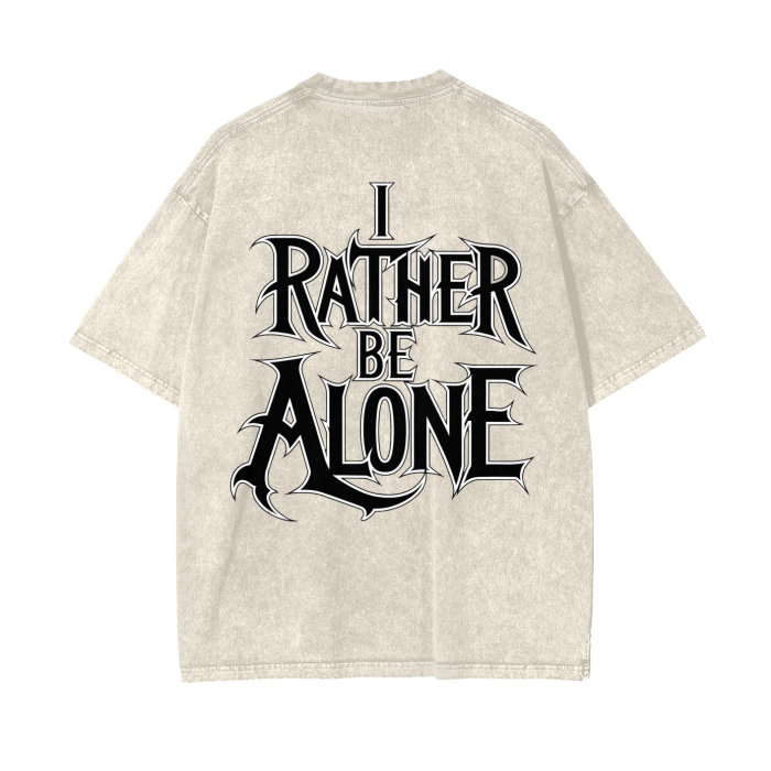 Aonaran Graphic Acid Wash Oversize T-Shirt