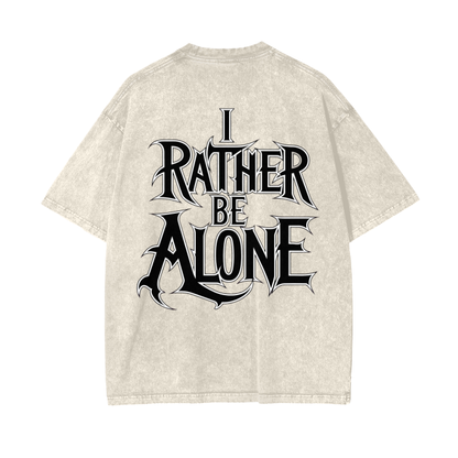 Aonaran Graphic Acid Wash Oversize T-Shirt