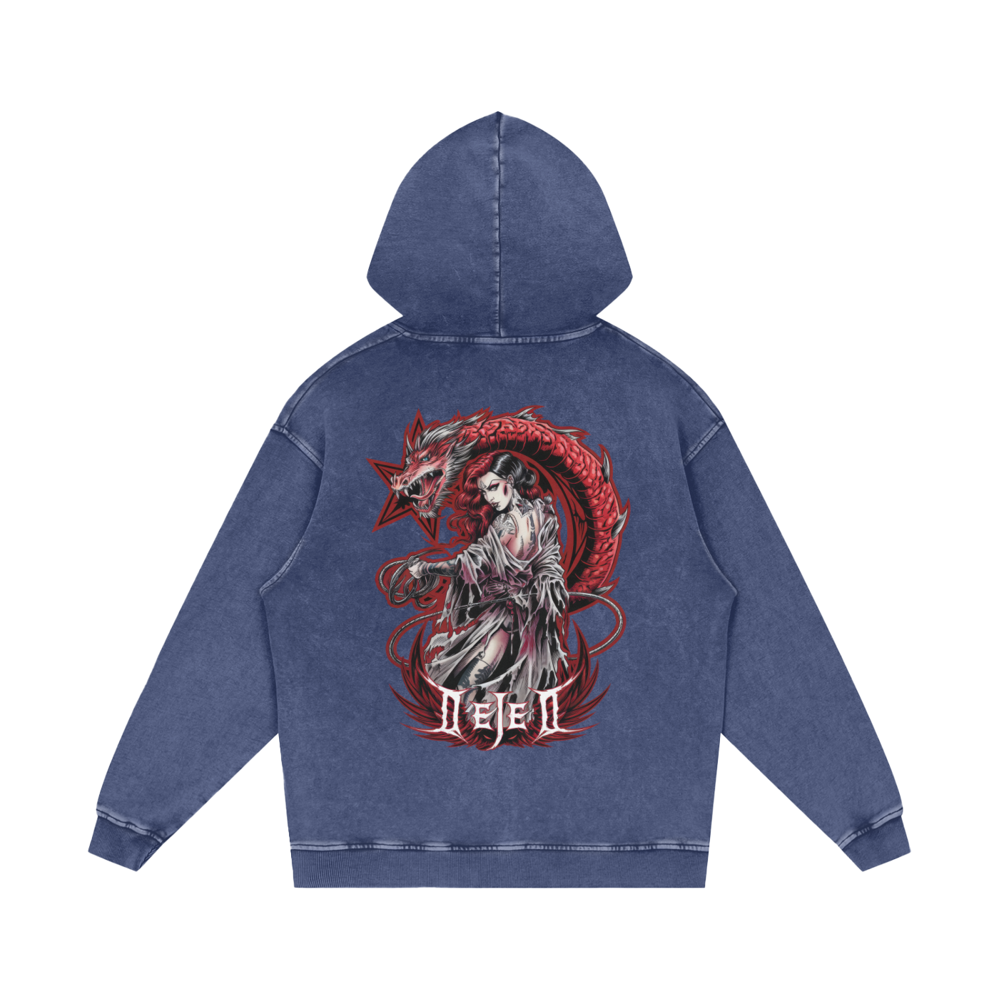 Dejen Season 2 Acid Wash Oversize Hoodie