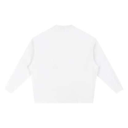 Marie B-Day Collection Knitted Round Neck Oversize Sweatshirt