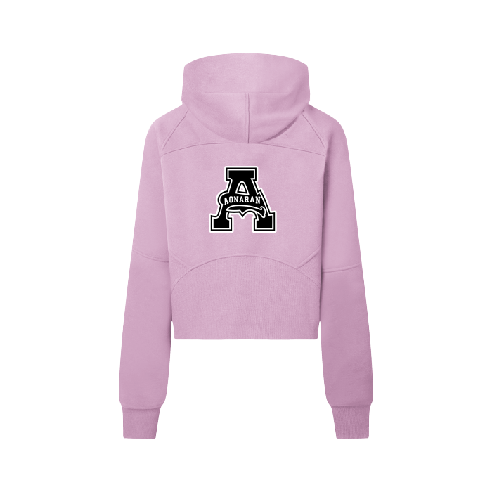 Aonaran Womens Cropped Half-Zip Hoodie