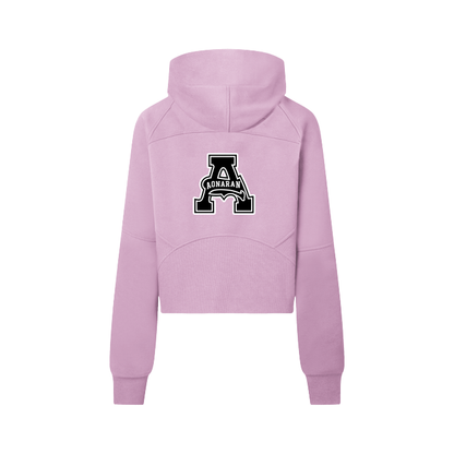Aonaran Womens Cropped Half-Zip Hoodie