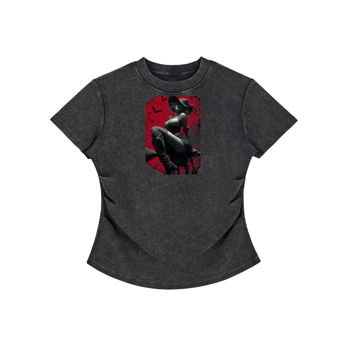 Dimple Season 2 Vintage Washed Bodycon Cotton T-Shirt