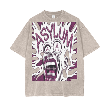 Aonaran Asylum Oversize Snow Washed T-Shirt