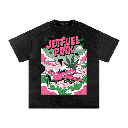 Aonaran 420 Acid Wash Oversize T-Shirt