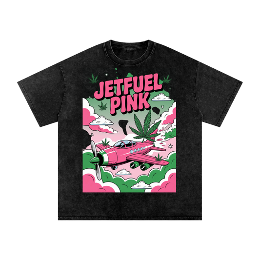 Aonaran 420 Acid Wash Oversize T-Shirt