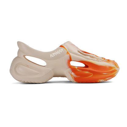 Aonaran Cataclysm Mens Skull Clogs