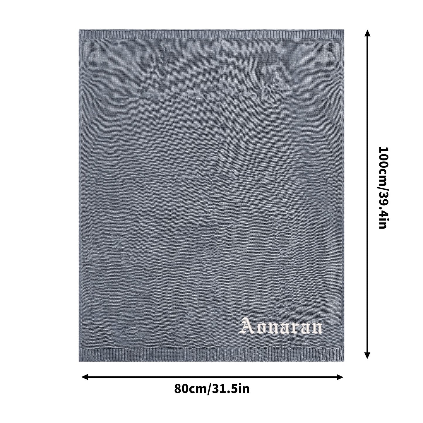 Aonaran Clean Slate Cotton Blanket 80X100cm