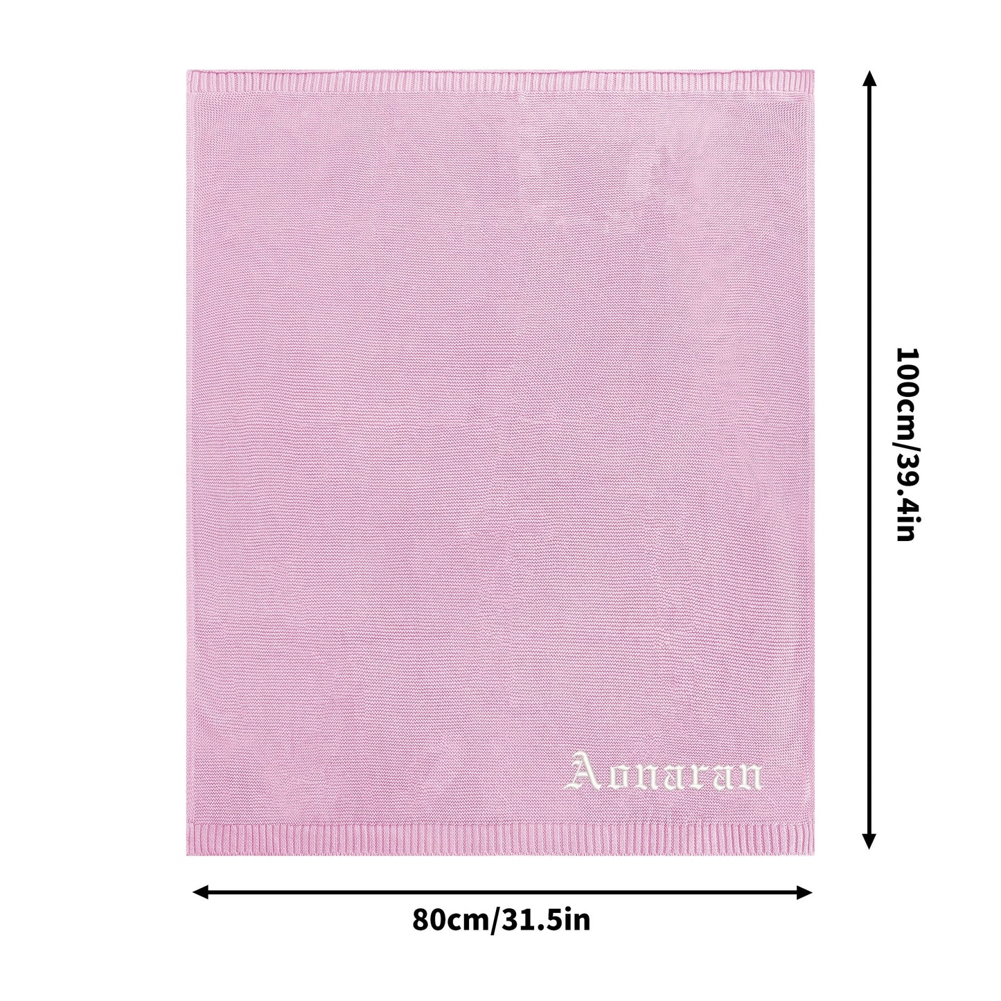 Aonaran Clean Slate Cotton Blanket 80X100cm