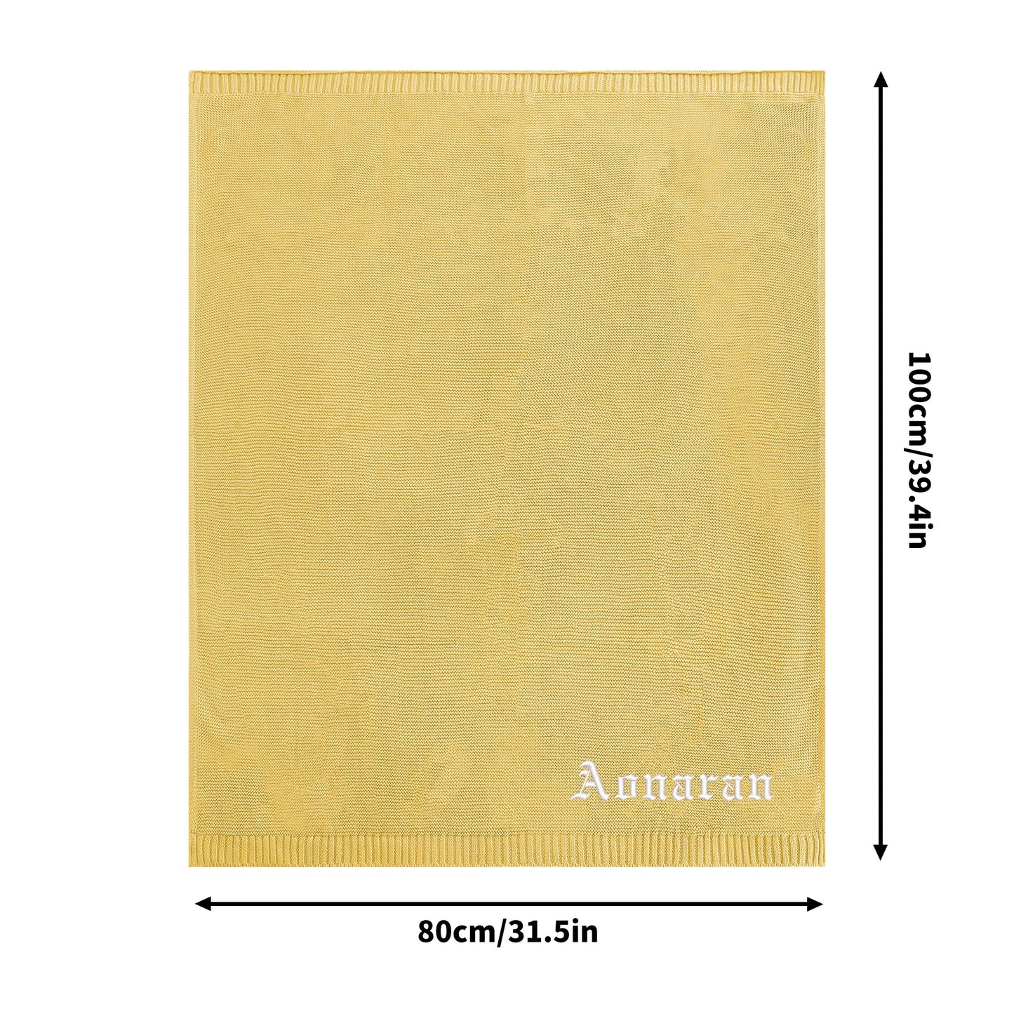 Aonaran Clean Slate Cotton Blanket 80X100cm