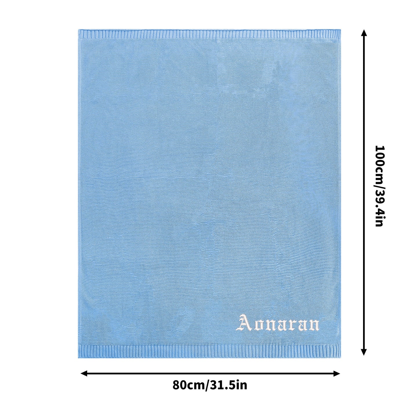 Aonaran Clean Slate Cotton Blanket 80X100cm