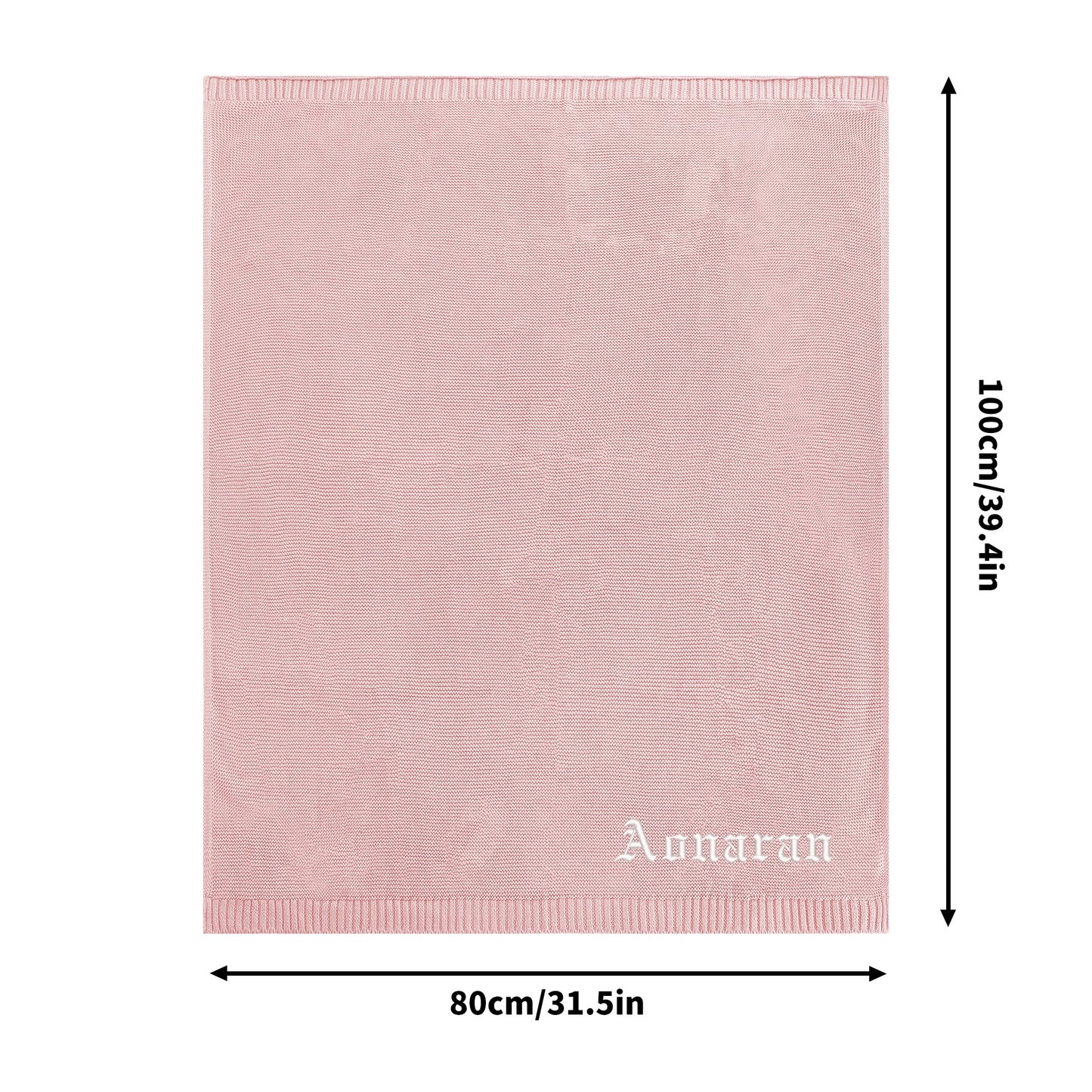Aonaran Clean Slate Cotton Blanket 80X100cm