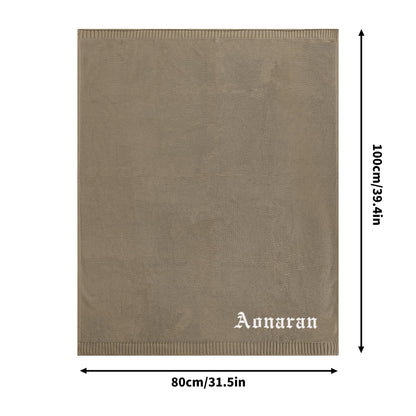 Aonaran Clean Slate Cotton Blanket 80X100cm