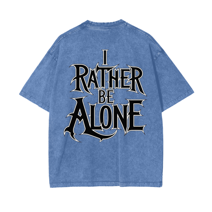 Aonaran Graphic Acid Wash Oversize T-Shirt